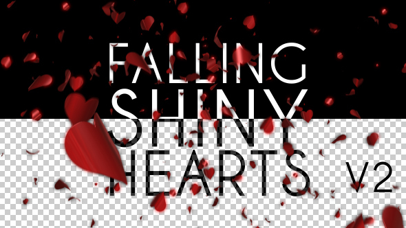 Falling Shiny Hearts V2