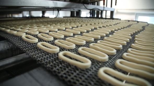 The Production Process Of Bagels, Stock Footage | VideoHive