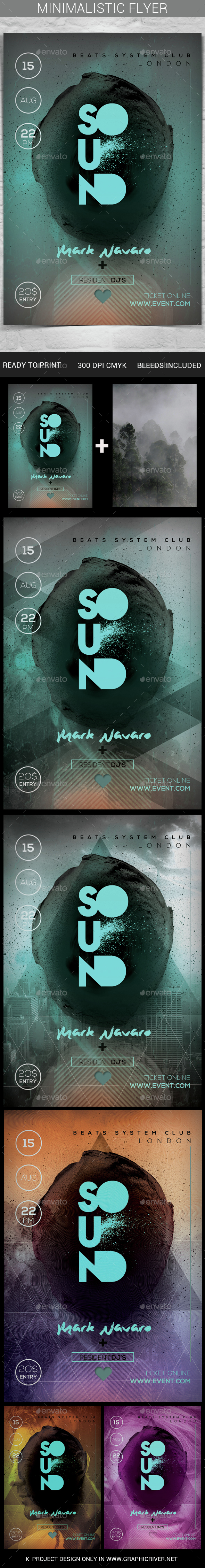 Minimalistic Flyer - Clubs & Parties Events