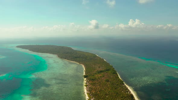 Tropical Island with Sandy Beach alt