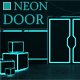 Open Neon Door - VideoHive Item for Sale