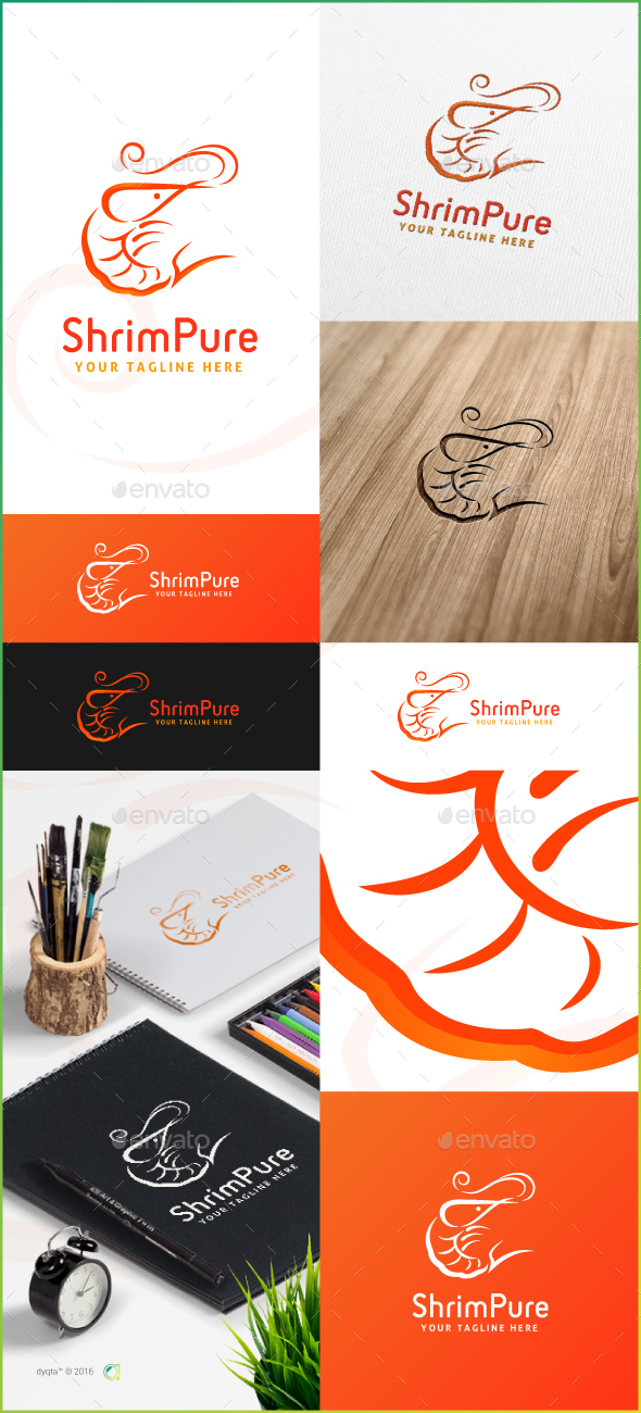ShrimPure Logo Template - Animals Logo Templates