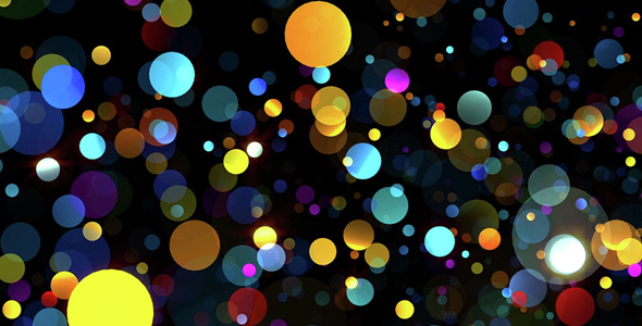 Colorful Particles Falling, Motion Graphics | VideoHive