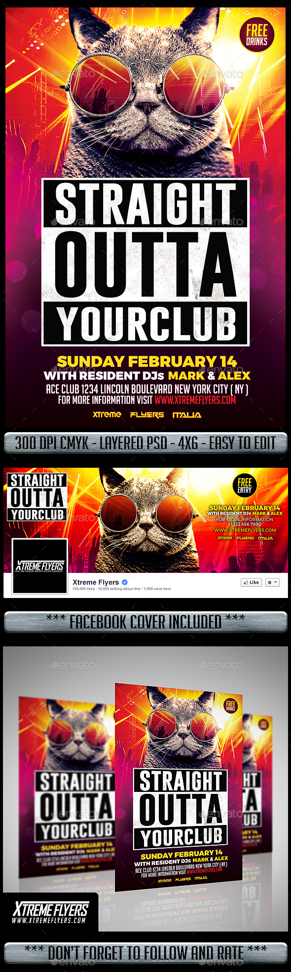 Club Flyer - Clubs & Parties Events