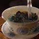Brewing Thai Blue Tea in a Porcelain Teapot  - VideoHive Item for Sale
