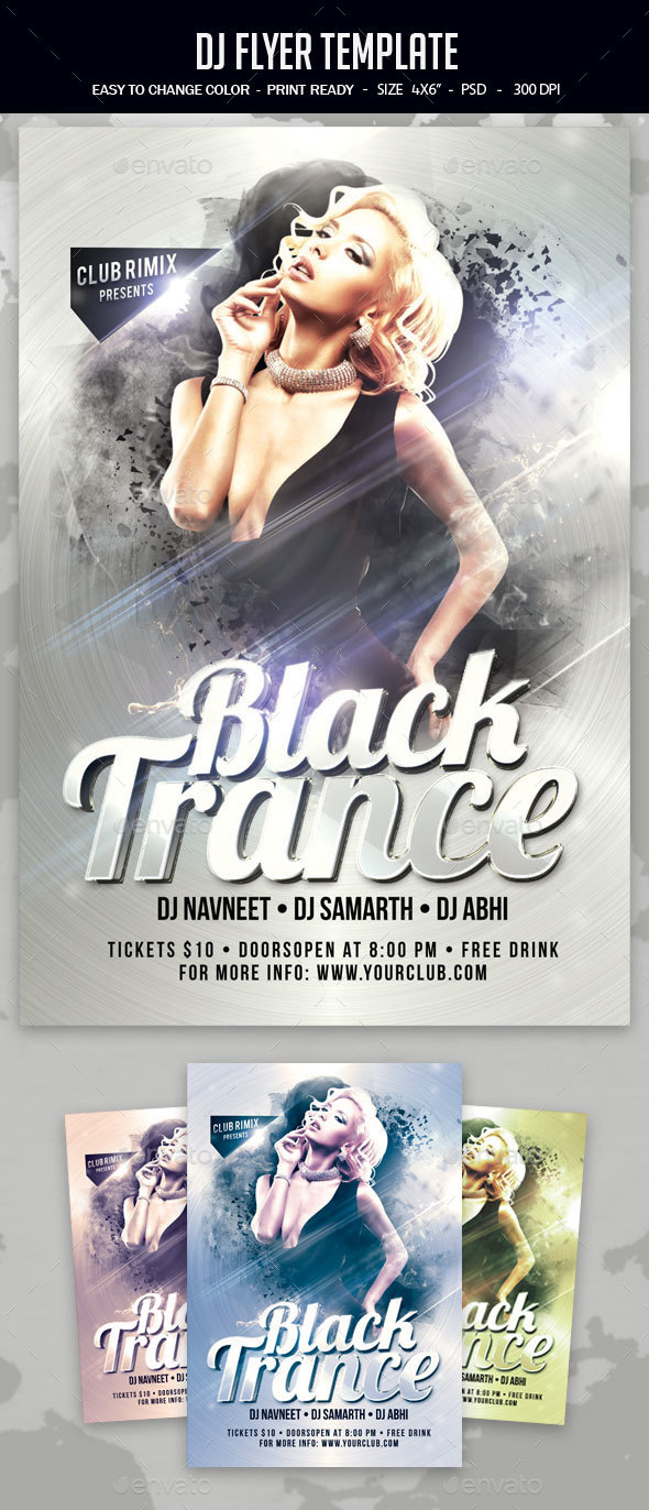 Dj Flyer - Clubs & Parties Events