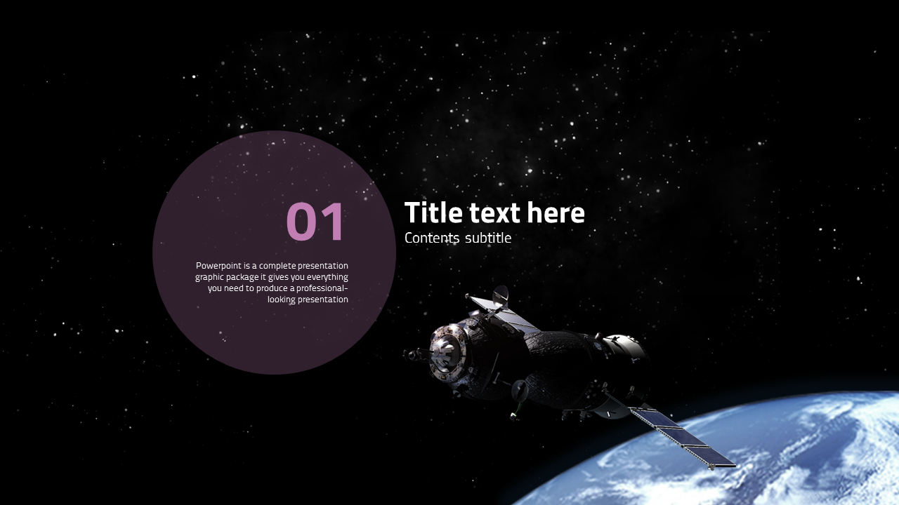 powerpoint presentation templates space exploration