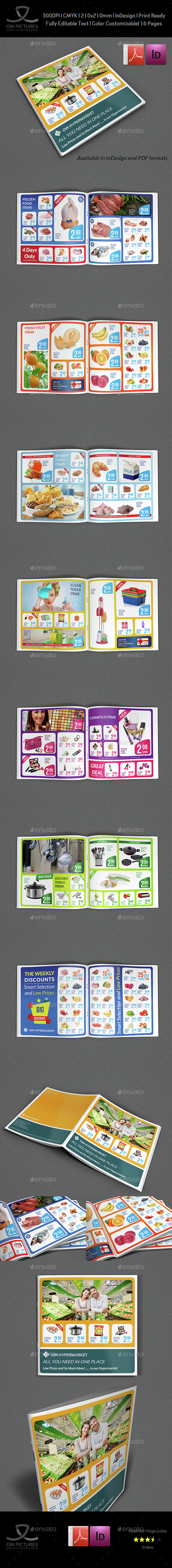 Supermarket Products Catalog Brochure Template Vol3 - Catalogs Brochures