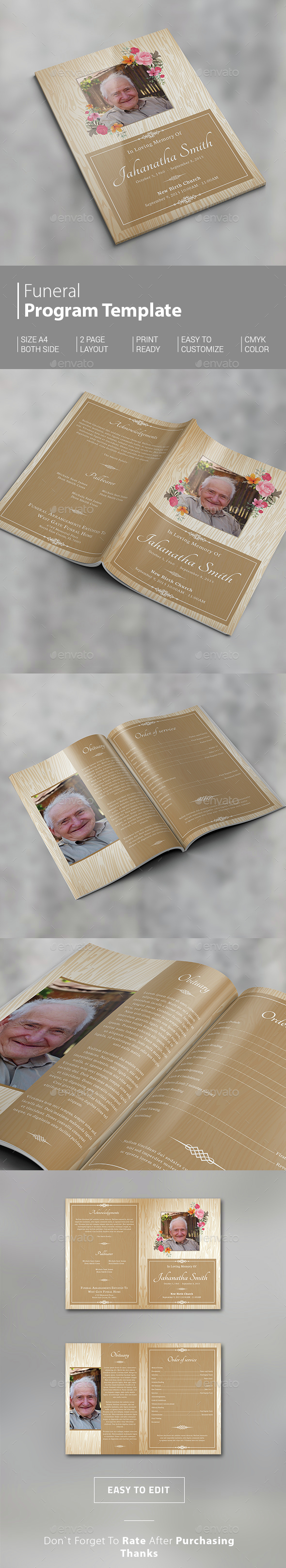 Funeral Program - Informational Brochures