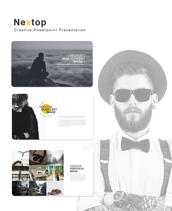Nextop Powerpoint Presentation - Creative PowerPoint Templates