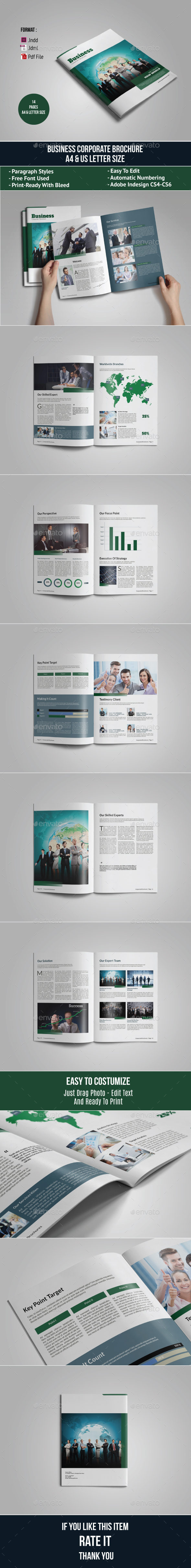 Corporate Business Brochure Template - Corporate Brochures