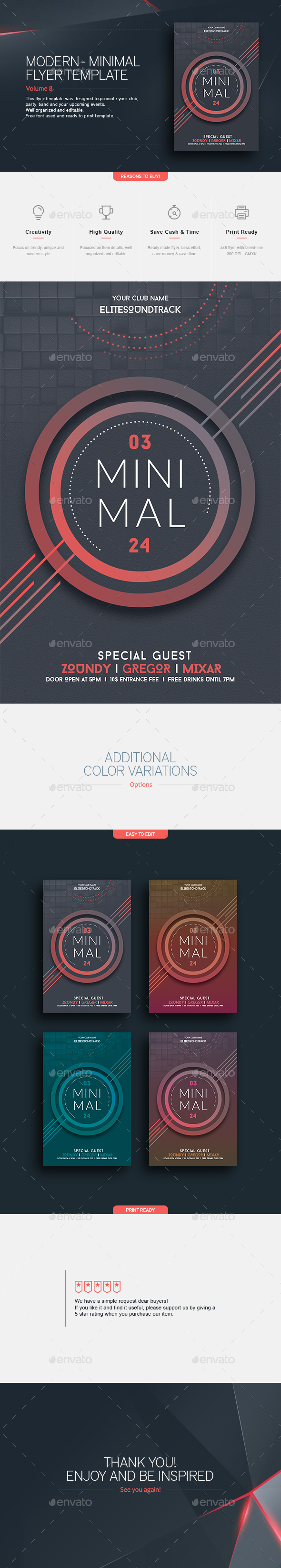 Minimal Sound - Flyer - Clubs & Parties Events