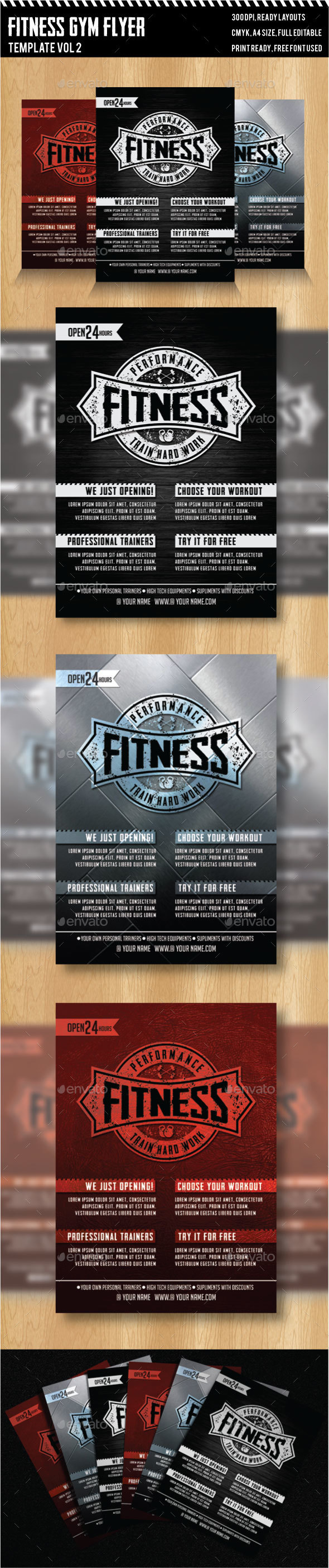 Fitness - Gym Flyer Templates - Sports Events