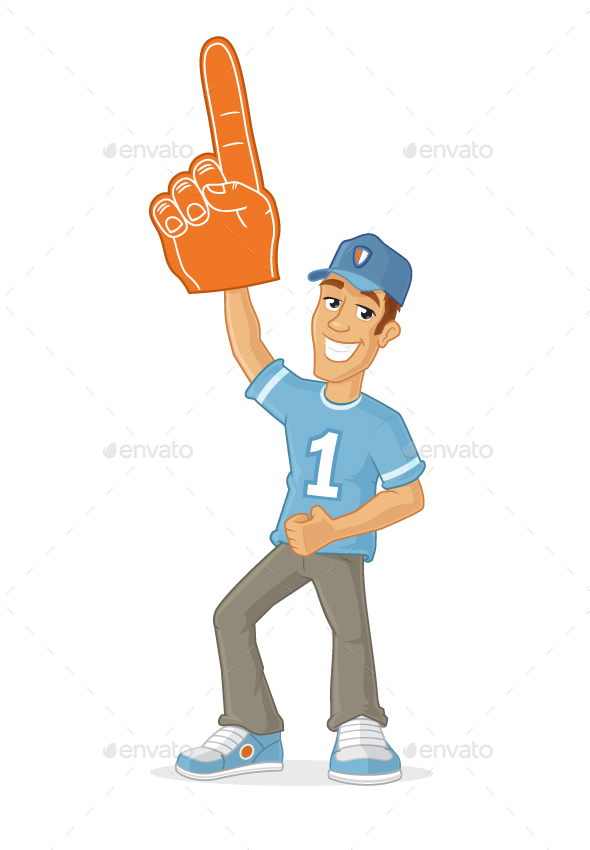 Sports Fan - People Characters