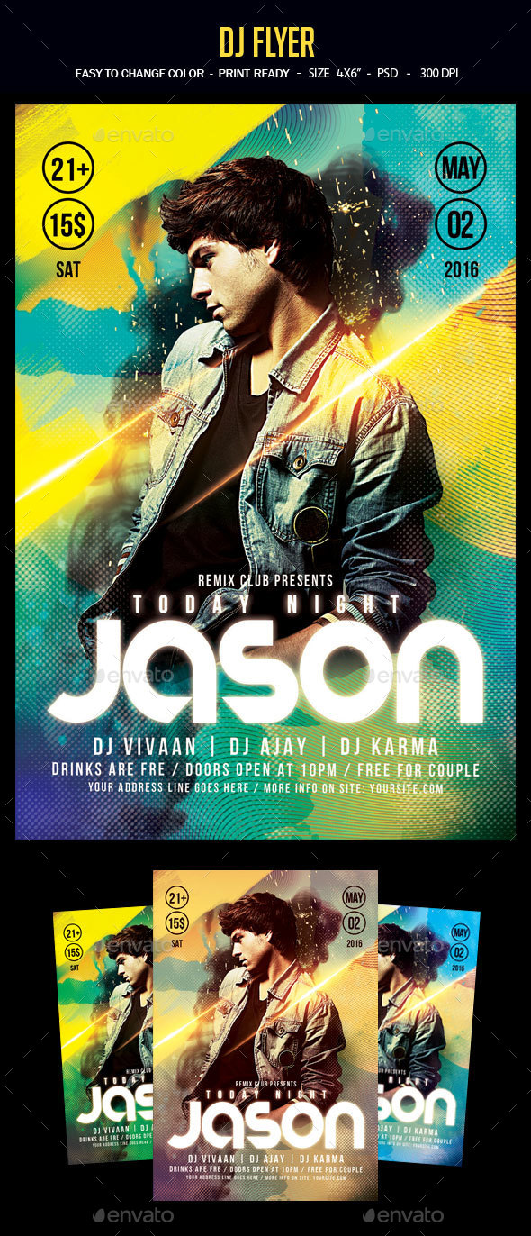 Dj Flyer - Clubs & Parties Events