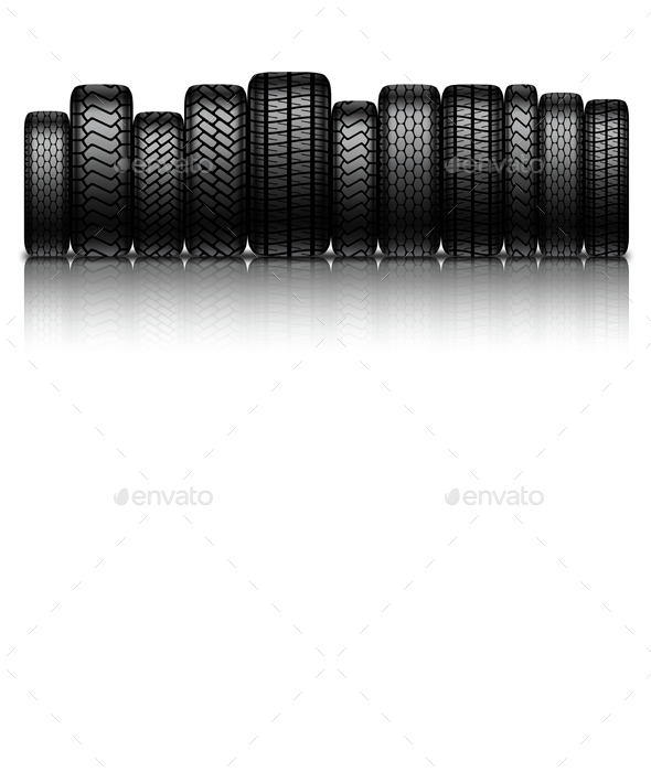 Car Tires - Commercial / Shopping Conceptual