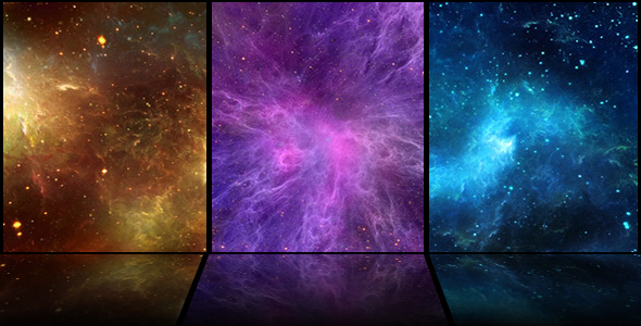 Space Nebulae Backgrounds, Motion Graphics | VideoHive