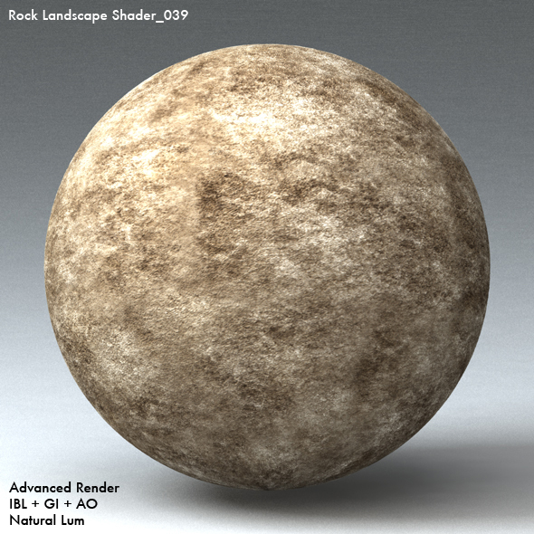 Rock Landscape Shader_039 - 3DOcean Item for Sale