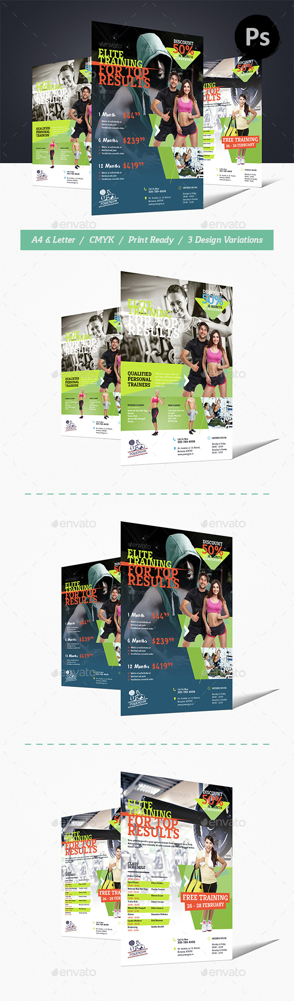Fitness & Gym Flyer - Sports Events