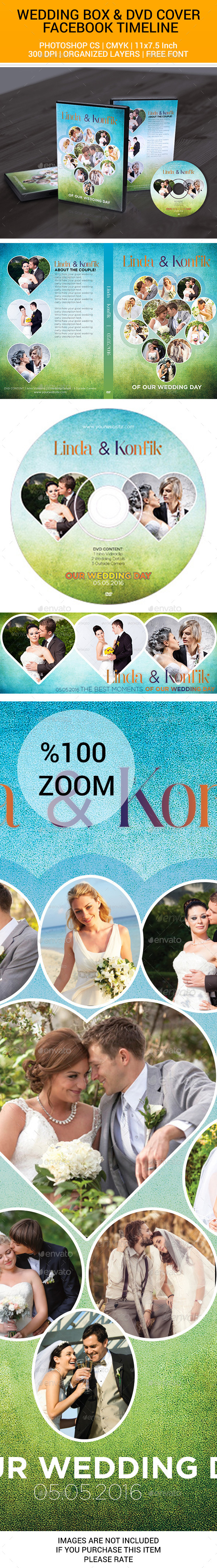 Wedding DVD Cover & CD Label v13 - CD & DVD Artwork Print Templates