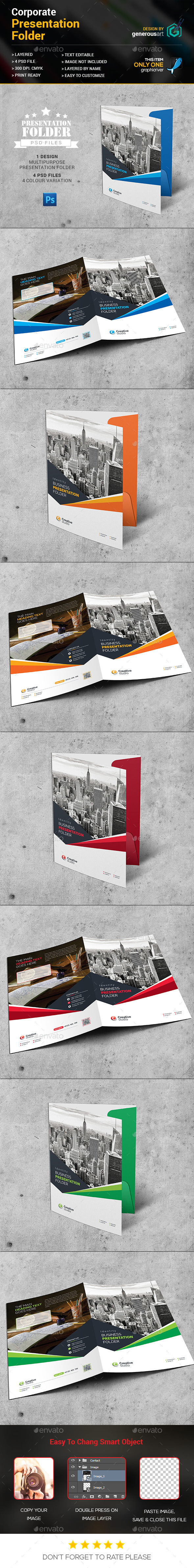 Presentation Folder - Stationery Print Templates