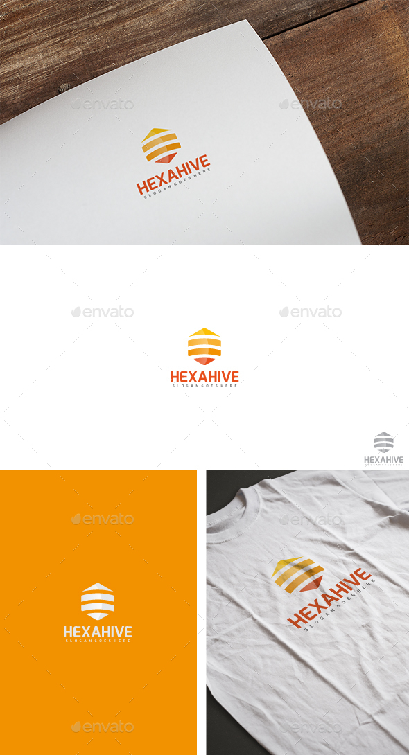Bee Hive Logo - Symbols Logo Templates