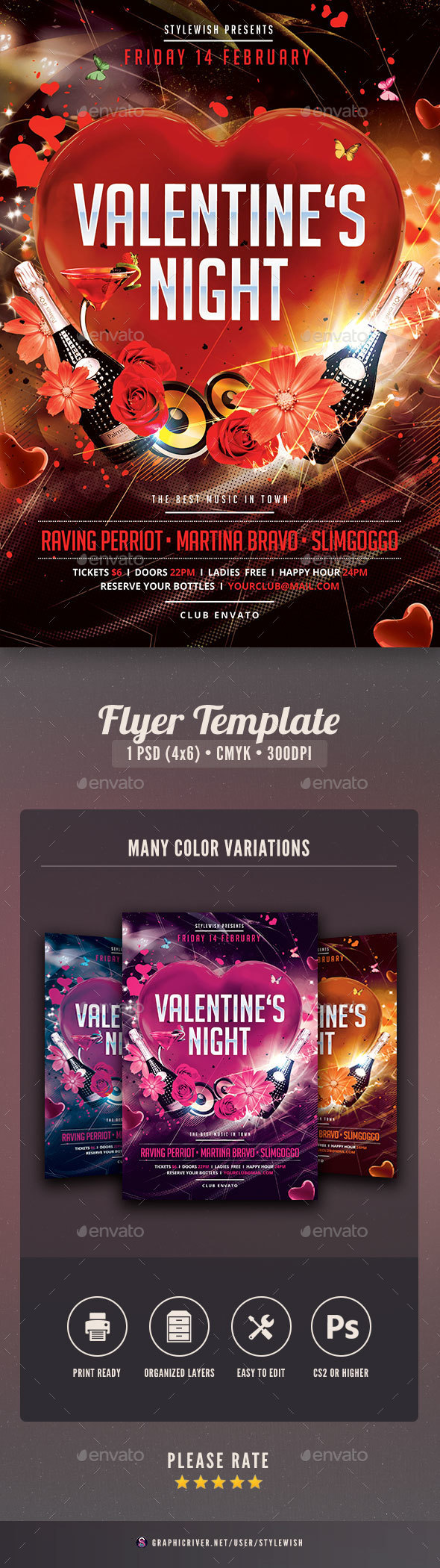 Valentines Night Flyer