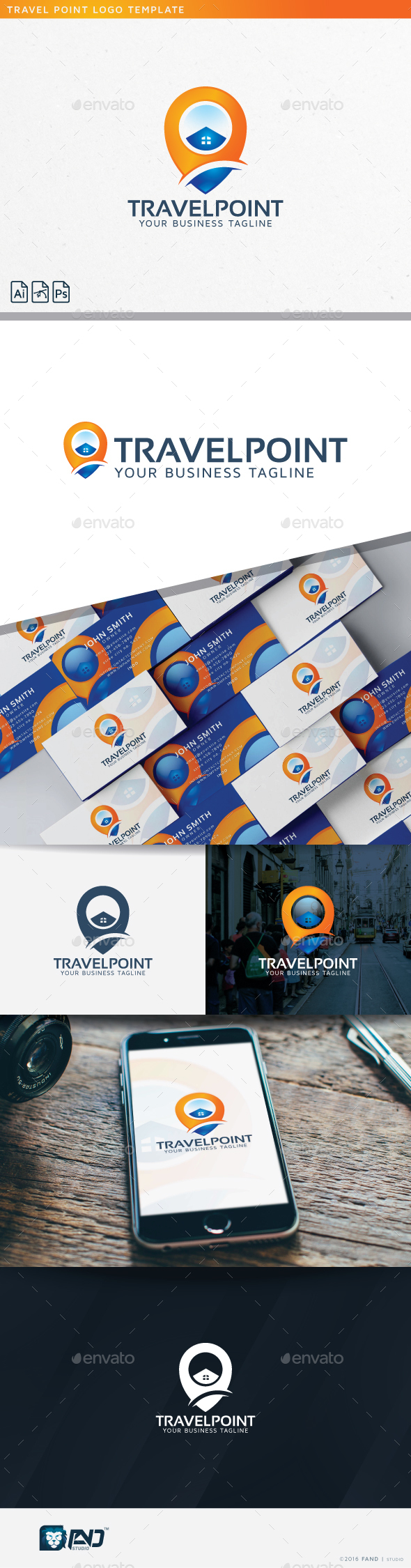 Travel Point - Objects Logo Templates