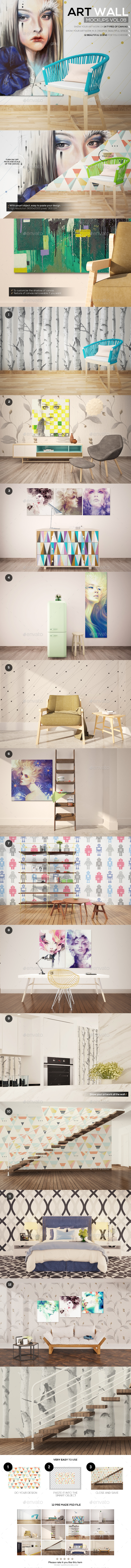Art Wall Mockups Vol8 - Miscellaneous Print