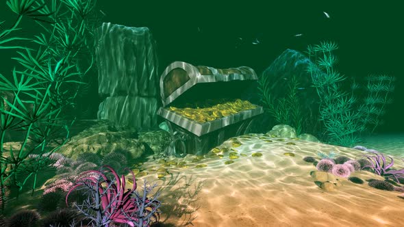 real underwater treasure chests