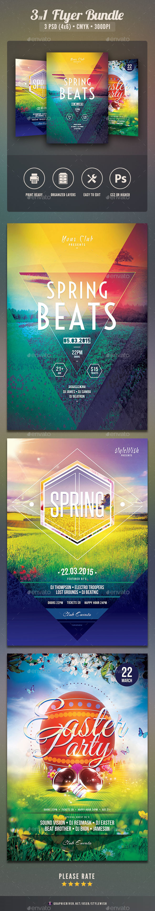 Spring Flyer Bundle