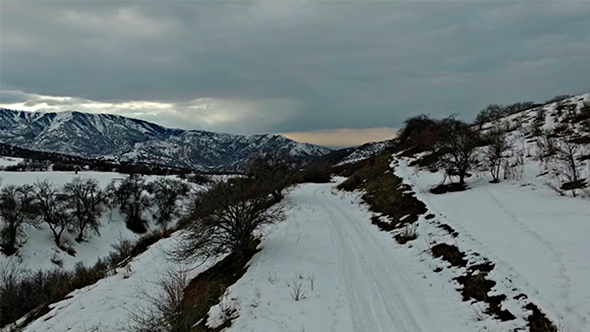 Mountain Winter Road