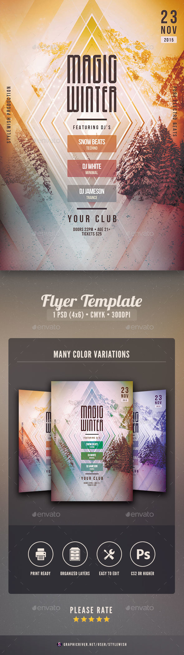 Magic Winter Flyer - Concerts Events