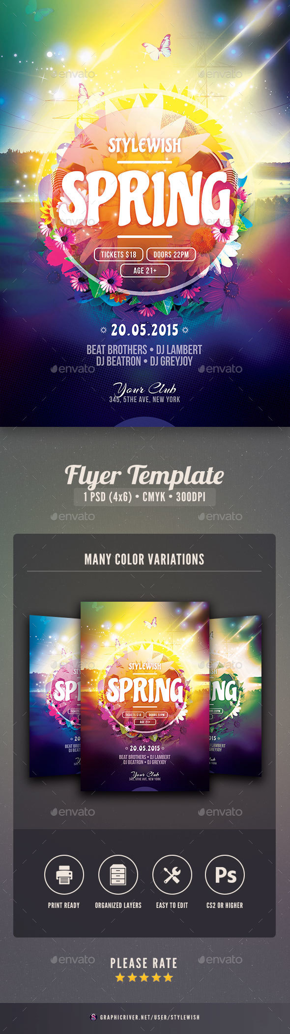 Spring Flyer Template