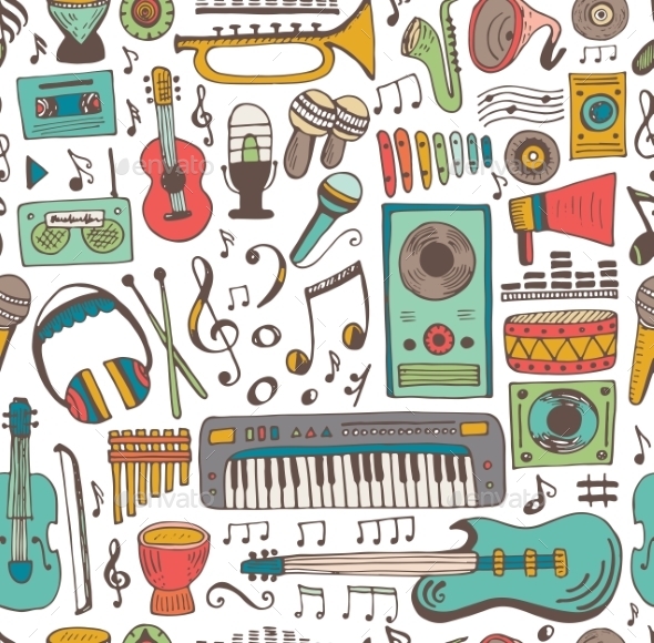 Music Doodle Collection - Decorative Symbols Decorative