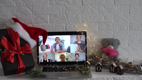 Christmas Day Virtual Meeting Team Teleworking alt