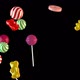 Falling Candy - Alpha Channel - VideoHive Item for Sale