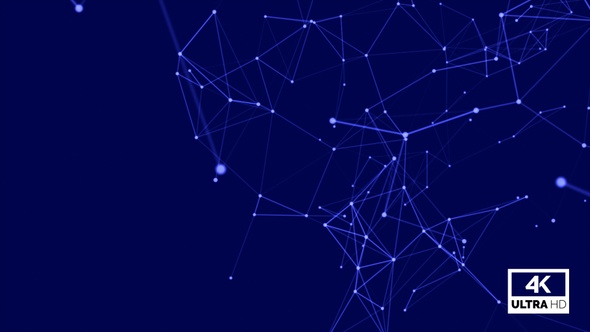 Blue Plexus Background Looped V6 alt