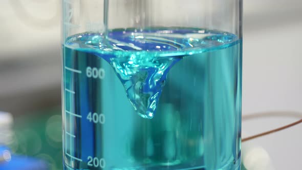 Biochemical Samples In Flasks