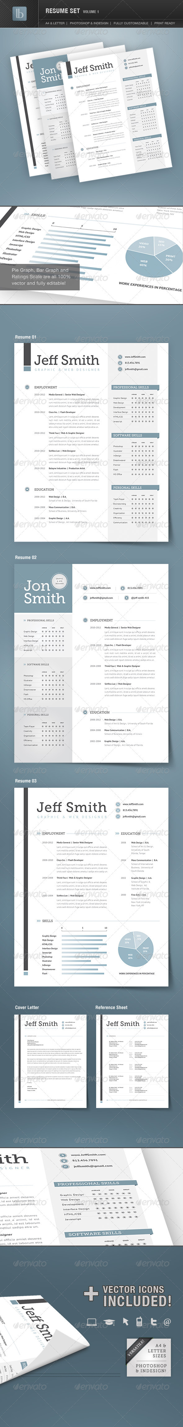 Resume Set | Volume 1 - Resumes Stationery