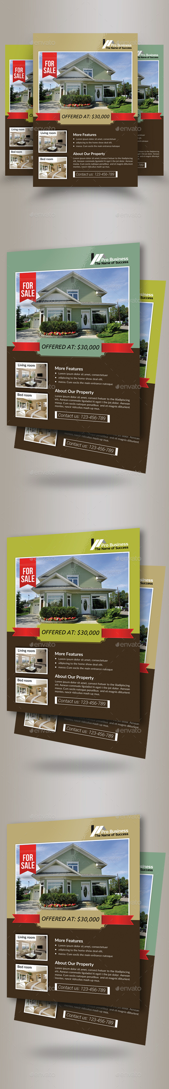 Estate Agency PSD Flyer Template - Corporate Flyers