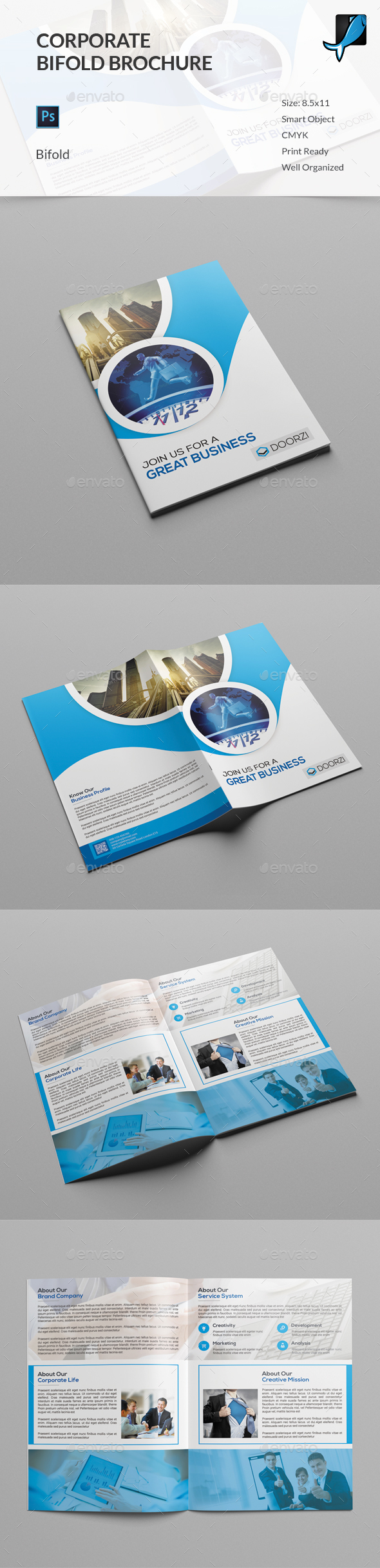 Corporate Bifold Brochure - Corporate Brochures