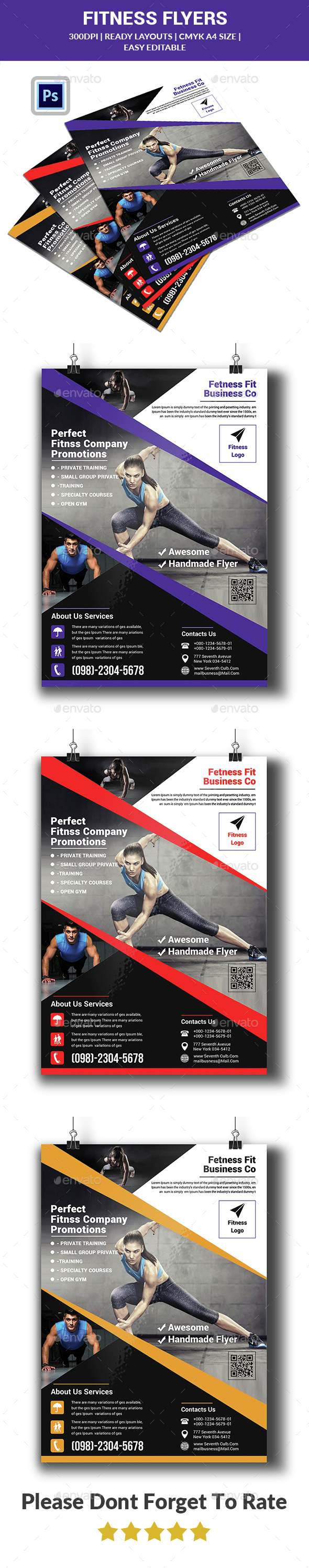 Fitness Flyer Template - Sports Events