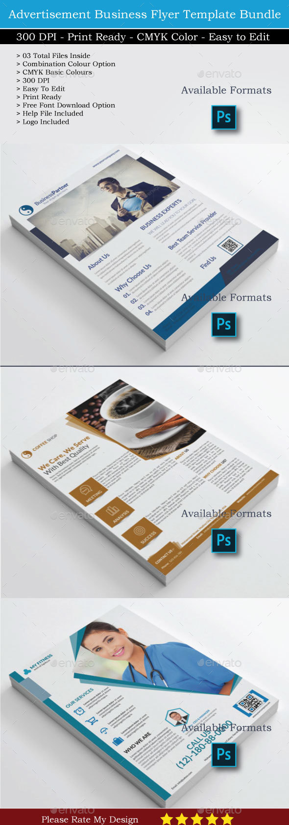 Business Flyer Bundle - Corporate Flyers
