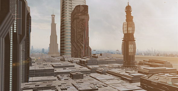 Sci Fi City & Ships