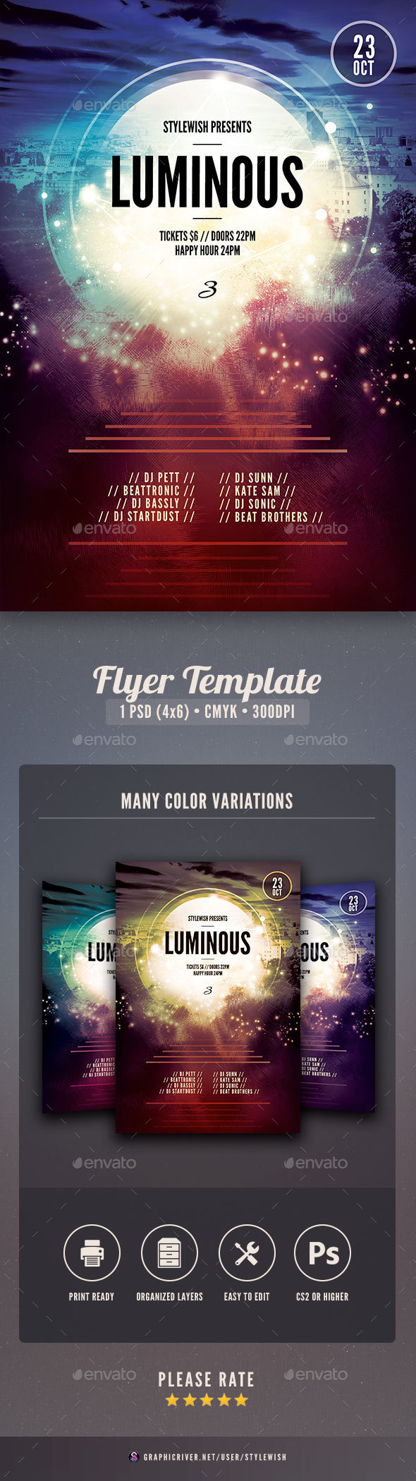 Luminous 3 Flyer - Concerts Events