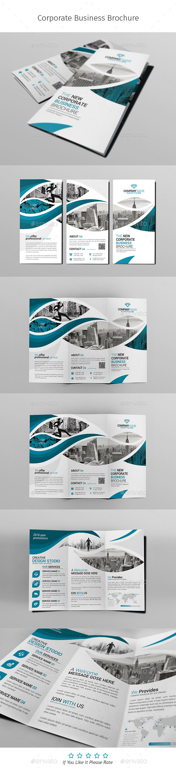 A4 Corporate Business Flyer Template Vol 01 - Corporate Brochures