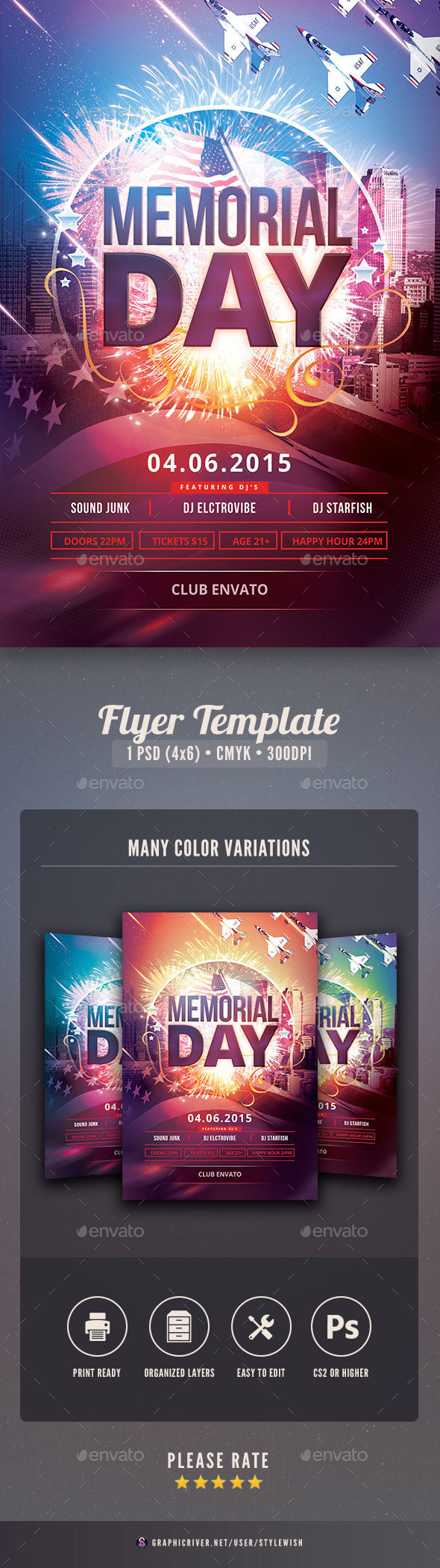 memorial flyer