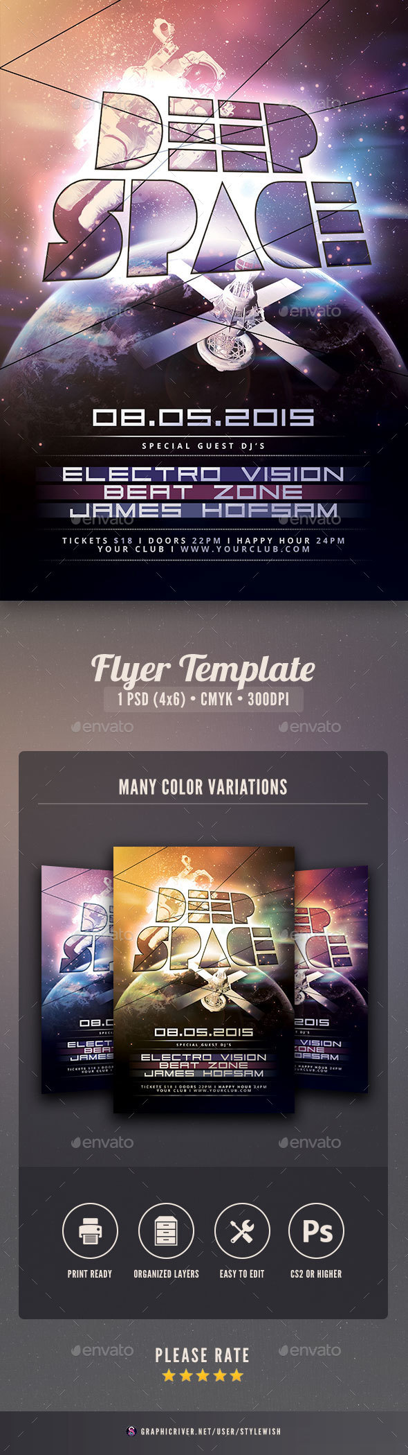 Deep Space Flyer - Clubs & Parties Events