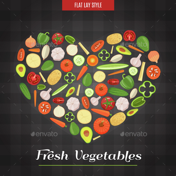 Fresh Vegetables Poster - Food Objects